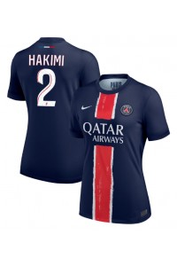 Paris Saint-Germain Achraf Hakimi #2 Jalkapallovaatteet Naisten Kotipaita 2024-25 Lyhythihainen